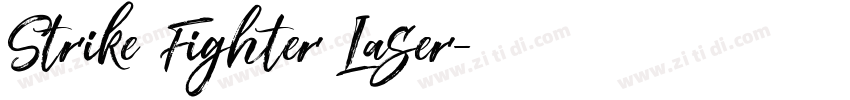 Strike Fighter Laser字体转换